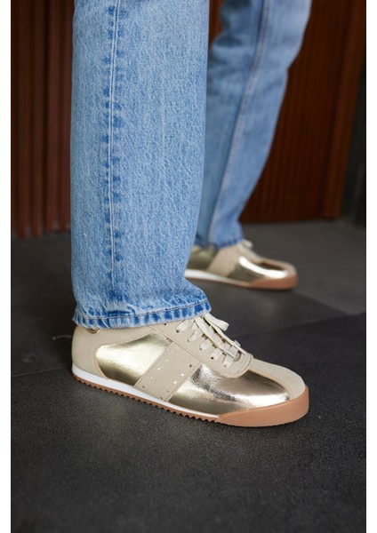 April Kadın Altın Bagcıklı Sneaker