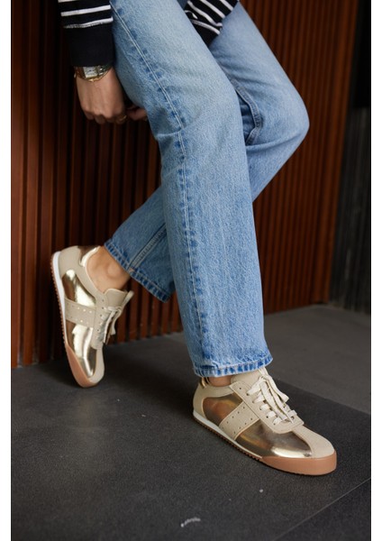 April Kadın Altın Bagcıklı Sneaker