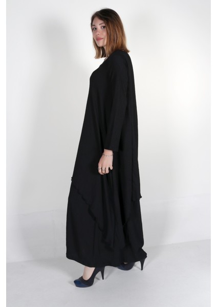 Günlük Yazlık Salaş Kadın Iki Katlı Elbise modelleri