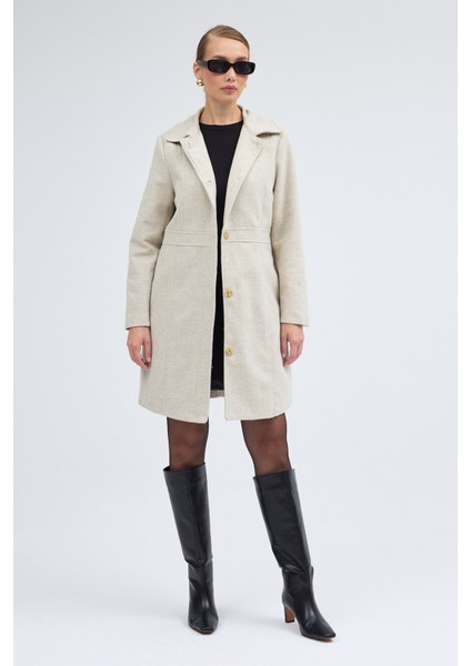 Dikiş Detaylı Tasarım Kaşe Kaban fırsatları