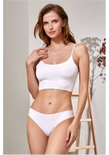 Berrak 3'lü Lazer Kesim Kadın Külot