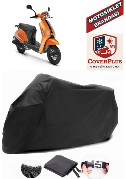 Kuba Blueberry Siyah Motorsiket Brandası Motor Örtüsü Çadır Su Geçirmez Motosiklet Kılıfı Motor Brandası