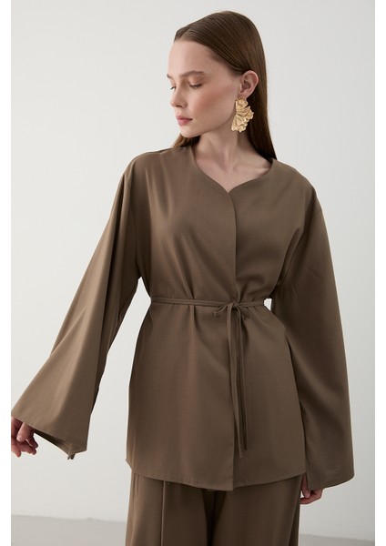 Vizon Ipli Kimono Takım - 8864