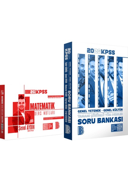 2026 Kpss Tüm Dersler Tamamı Çözümlü Soru Bankası - 2026 Kpss Matematik Ders Notları