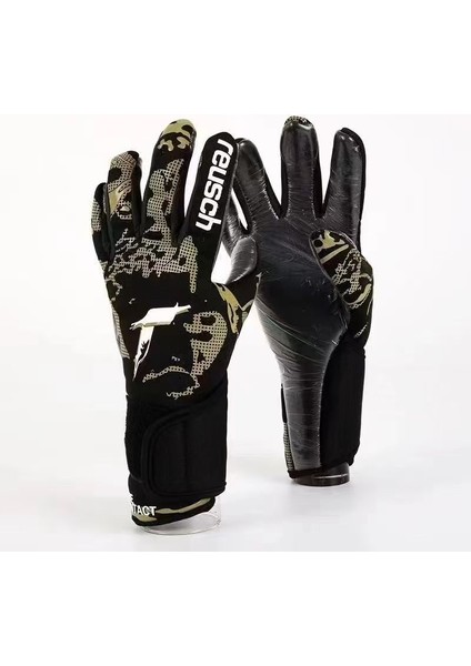 Yetişkin Çocuk Kaleci Eğitim Yarışması Kalınlaştırılmış Kaymaz Kaleci Eldiven (Yurt Dışından)