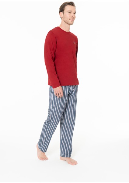 Erkek Bordo Pijama Takım fırsatları