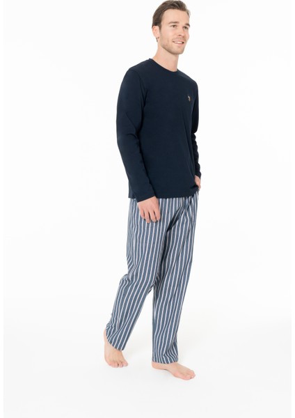 Erkek Lacivert Pijama Takım