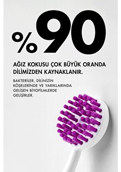Çocuk Dil Fırçası Orta Sertlikte Kıllar ile 1 Adet Kullanıma Uygun