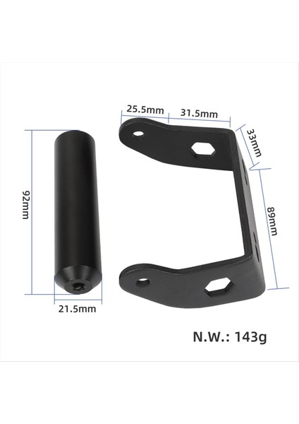 Top Çart Bracket Kullanım Için Dualtron Vıtor Thunder Ultra Kartal Örümcek Elektrikli Scooter Aksesuarları Siyah (Yurt Dışından) fiyatları