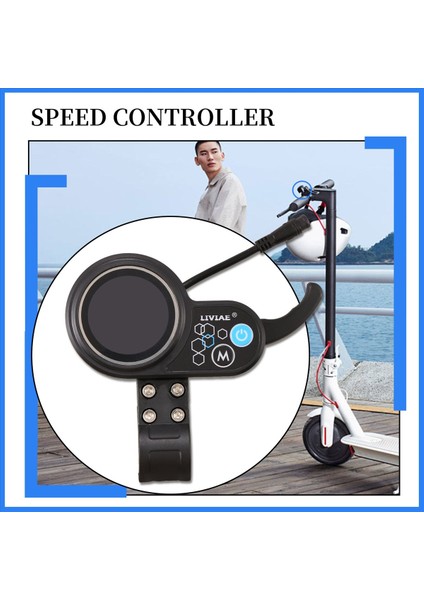 Lıvıae 36V-48V 350W Motor Fırçasız Kontrolör LCD Ekran Panel Başparmak Gaz Kelebeği Elektrik Bisikletleri Scooter (Yurt Dışından) fırsatları