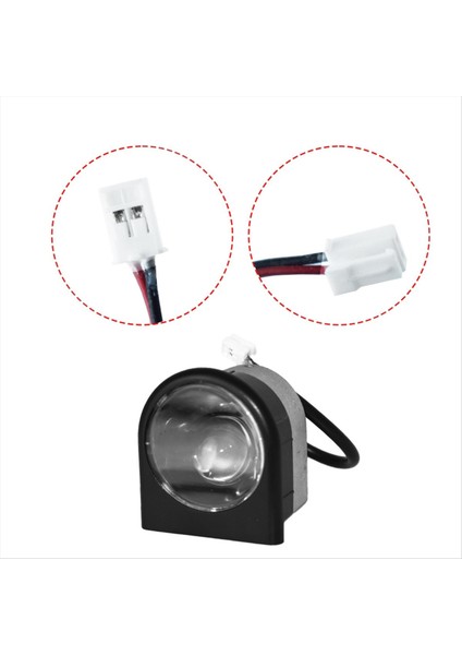 Xiaomi 4 Pro Elektrikli Scooter Far Far Far Far Far Kampı Ön Lamba LED Işık Scooter Parçaları Siyah (Yurt Dışından) fırsatları