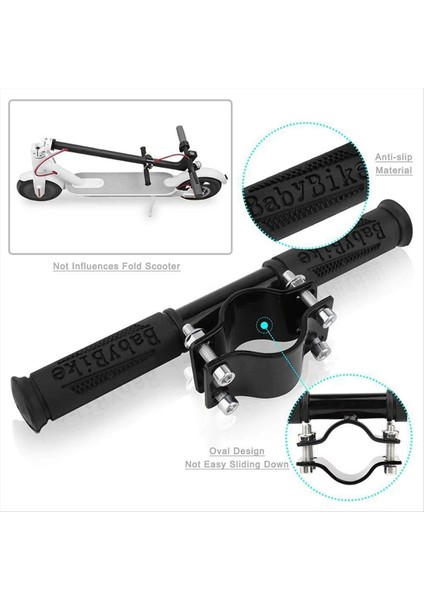 Scooter Çocuk Tapı Mobil Scooter Için Çocuk Kol Dayama M365 Için Uygun Kaymaz Silikon Ayarlanabilir Braket Kelimeleri Var (Yurt Dışından) modelleri