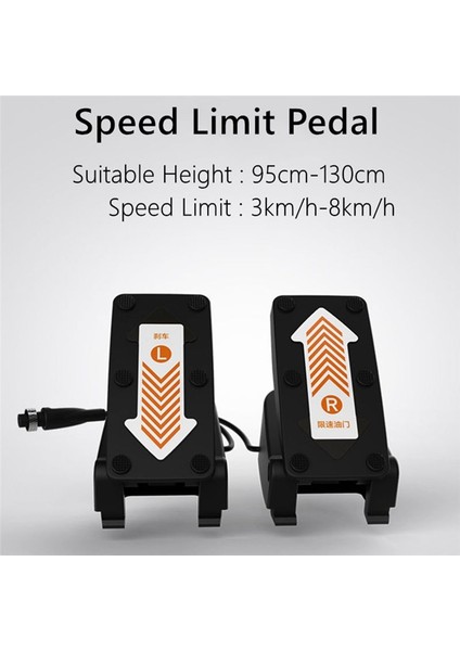 Gokart Pro Scooter Parçaları Için Ninebot Gokart Kit Hızlandırıcı Fren Pedalı Için Çocuk Hız Sınırı Gaz Kelesi ve Fren Pedalı (Yurt Dışından) modelleri