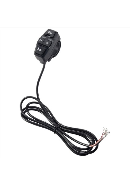 Ebike Işık Anahtarı+Boynuz ve Turning Işık Anahtarı Scooter&#39;lar Elektrikli Bisiklet Akıllı Dağ Bisikleti Dıy Aksesuarları, 48V (Yurt Dışından)