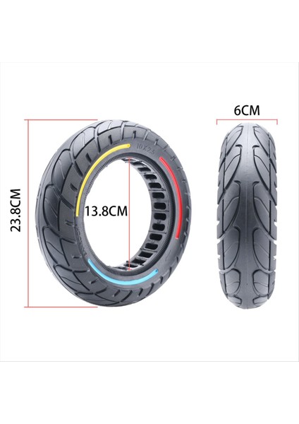 Katı Lastik 10 Inç 10X2.5 Segway Ninebot Maks Max G30 G30P G30LP Gotrax G5 G6 Elektrikli Scooter Yedek Tekerlek (Yurt Dışından) fırsatları