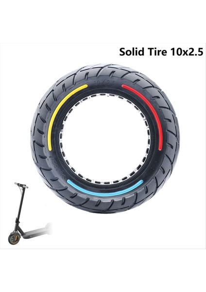 Katı Lastik 10 Inç 10X2.5 Segway Ninebot Maks Max G30 G30P G30LP Gotrax G5 G6 Elektrikli Scooter Yedek Tekerlek (Yurt Dışından) indirimleri