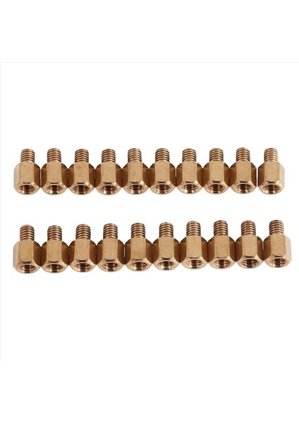 20 Pcs Pcb Pcb Ana Pano Aracılı Altıgen Pirinç M3 * 5 + 4 mm (Yurt Dışından) fiyatları