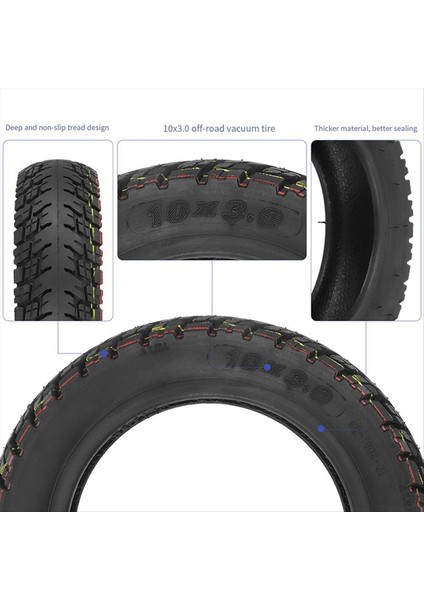 10X3 Off-Road Lastik 10 Inç Iç Tüpsiz Lastik, Dualtron Sıfır 10X Elektrikli Scooter Parçaları (2 Paket) Için Valfli (Yurt Dışından) fırsatları
