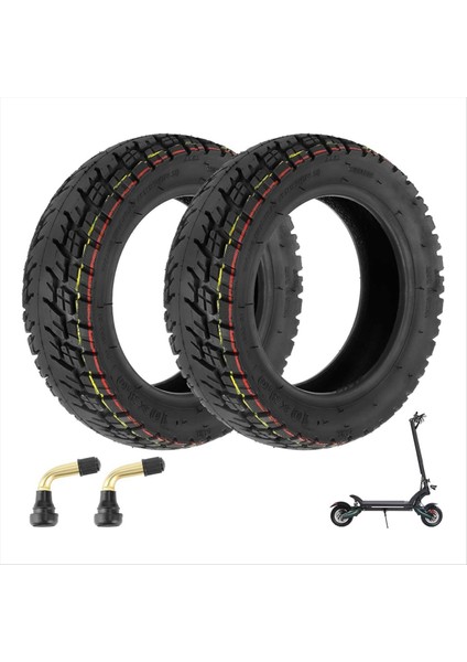 10X3 Off-Road Lastik 10 Inç Iç Tüpsiz Lastik, Dualtron Sıfır 10X Elektrikli Scooter Parçaları (2 Paket) Için Valfli (Yurt Dışından) indirimleri