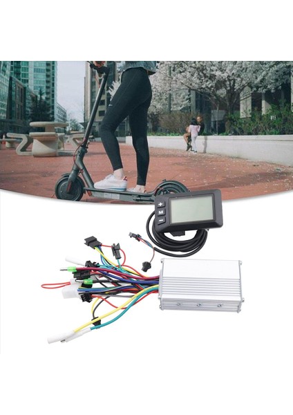 350W Elektrikli Scooter Denetleyici Fırçasız Motor 24V-36V+LCD Ekran Metre Sm5+2 Elektrikli Scooter Aksesuarları Için (Yurt Dışından)