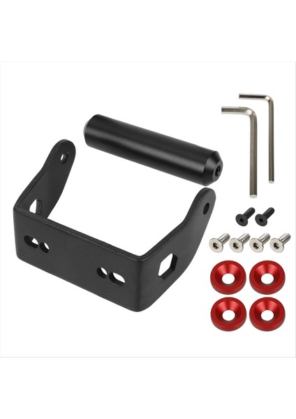 Sap Çubuğu Arka Braket Kol Kiti Dualtron Victor Thunder Ultra Kartal Örümcek Elektrikli Scooter Aksesuarları Siyah+Kırmızı (Yurt Dışından)