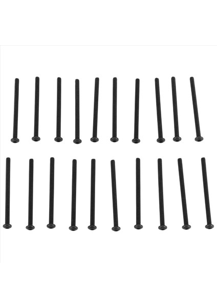 M3 x 45MM Alaşımlı Çelik Altı Soket Düğmesi Kafa Vidaları Siyah 20 Pcs (Yurt Dışından) fiyatları