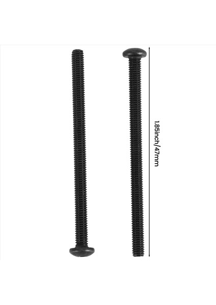 M3 x 45MM Alaşımlı Çelik Altı Soket Düğmesi Kafa Vidaları Siyah 20 Pcs (Yurt Dışından) fırsatları
