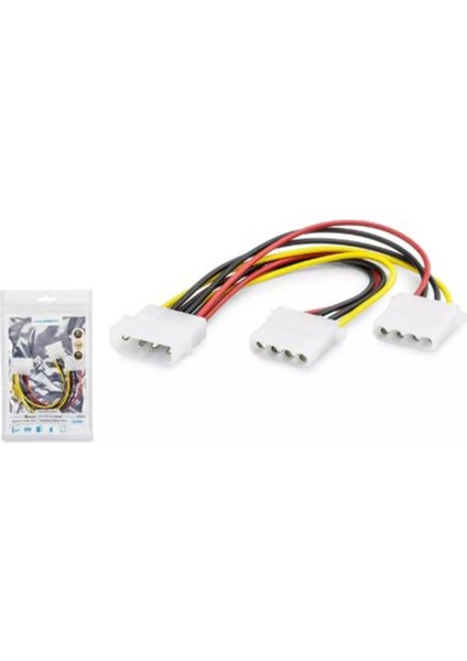 Hadron HDX5526 Ide Power Kablo Poşetli 2ın1 Beyaz