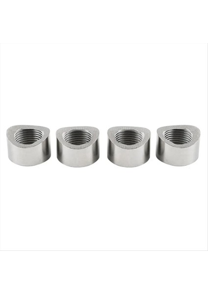 4pcs Otomobil Egzoz Borusu Modifikasyonu Montaj Tabanı Kaynak Somun Azot ve Oksijen Sensörü Taban Yuvarlak Somun M18X1.5 (Yurt Dışından)