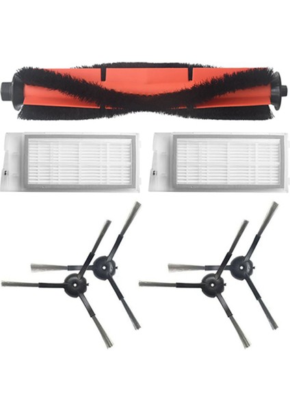 Roidmi Eve için 7pcs Plus Robot Vakum Süpürge Ana Fırça Hepa Filtre Yan Fırçası Yedek Aksesuarlar Parçalar (Yurt Dışından)