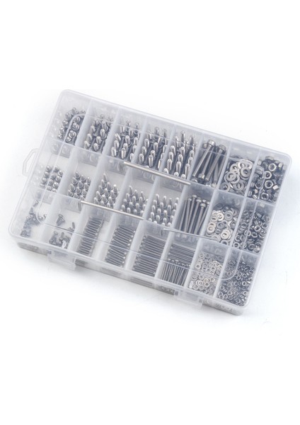 1080PCS M2/m3/m4 Paslanmaz Çelik Altıgen Soket Cıvatası ve Somunlar Set Bağlantı Elemanı Altıgen Soket Baş Kapak Vidaları 3pcs Fındık Anahtar Kiti (Yurt Dışından) fırsatları