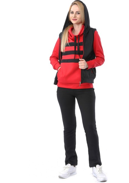 Günlük Kışlık Sevgili Eşofman Tekli Kadın Takım modelleri