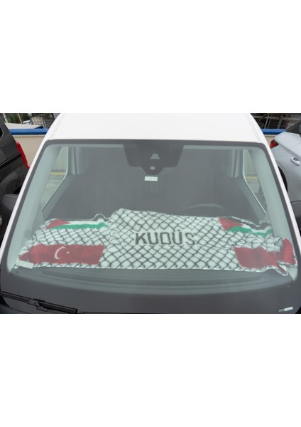 40X150 Türk & Suriye Bayrağı – Peluş Araç Kaput ve Ön Cam Süsü