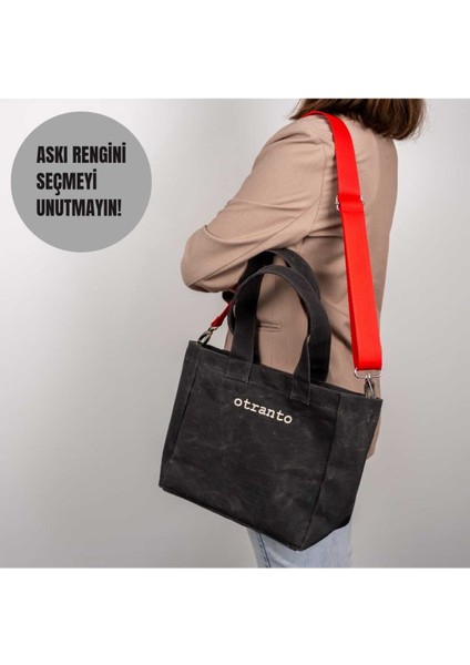 Nova Mumlu Kanvas Çanta - Antrasit fiyatları