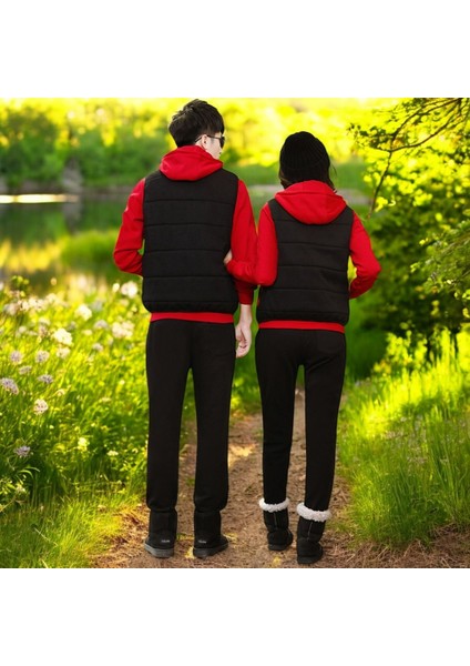 Kışlık Sevgili Kombini Şık Kadın Üçlü Eşofman modelleri