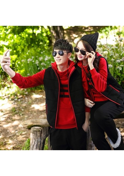 Kışlık Sevgili Kombini Şık Kadın Üçlü Eşofman indirimleri