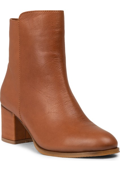 Kadın Hakiki Deri Taba Renk Fermuarlı Bot - A5810ZTBAC01 indirimleri