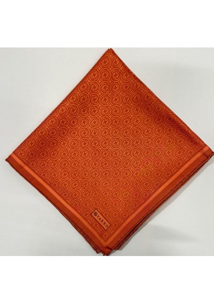 Tivil Monogram Ipek Eşarp 41408-KOYU Somon