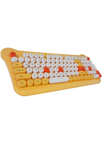 Everest KM-6244 Bunny Renkli Tuşlu Sarı 2.4 Ghz + Bt Kablosuz Q Multimedia Klavye + Mouse Set fiyatları