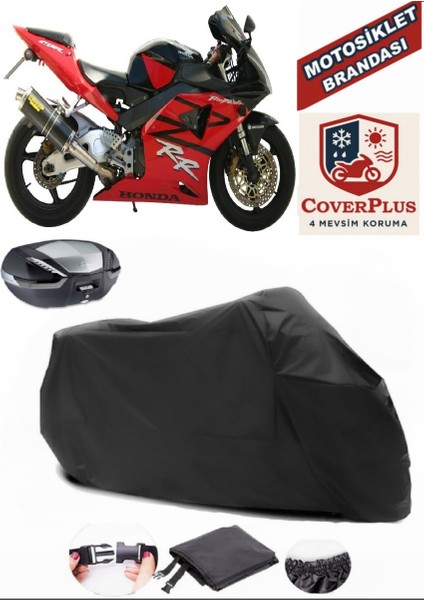Honda Cbr 900 Rr Siyah Arka Çanta Uyumlu Motorsiket Brandası Motor Örtüsü Çadır Su Geçirmez Motosiklet Kılıfı Motor Brandası