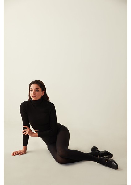 6'lı Eko Paket Siyah Mikro 80 Külotlu Çorap-Pentilicious fiyatları