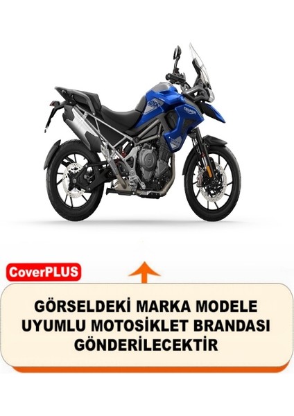 Triumph Tiger 1200 Gt Pro Siyah Motorsiket Brandası Motor Örtüsü Çadır Su Geçirmez Motosiklet Kılıfı Motor Brandası fiyatları