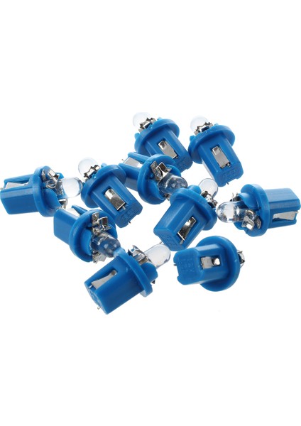 10 x T5 Mavi LED Araç Gösterge Paneli Gösterge Paneli Ampul Lambası (Yurt Dışından)