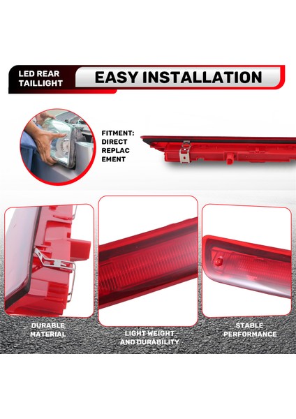 Ford Ecosport 2013-2016 Fren Lambası Arka Stop Lambası Için Üçüncü Yüksek Montajlı Fren Lambası (Yurt Dışından) indirimleri