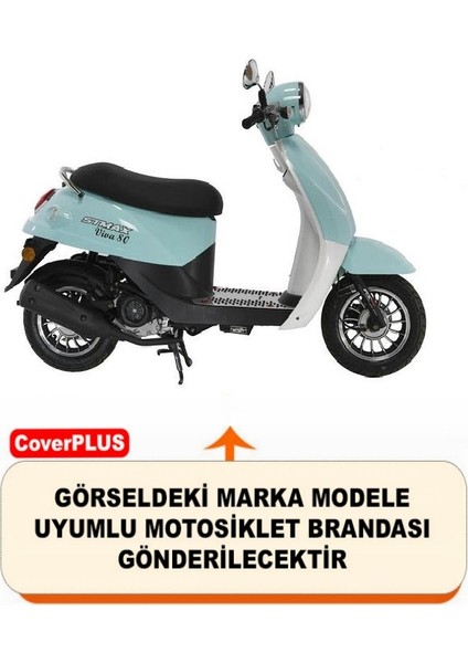 Stmax Viva 80 Arka Çanta Uyumlu (Gri) Motorsiket Brandası Motor Örtüsü Çadır Su Geçirmez Motosiklet Kılıfı Motor Brandası fiyatları