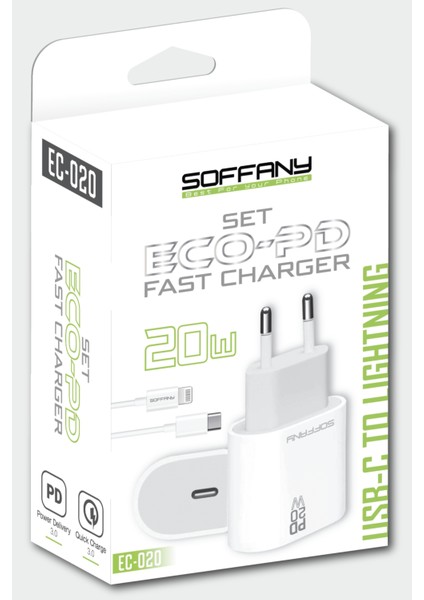 EC-020 20W ECO-PD Hızlı Şarj USB-C to Lightning fiyatları