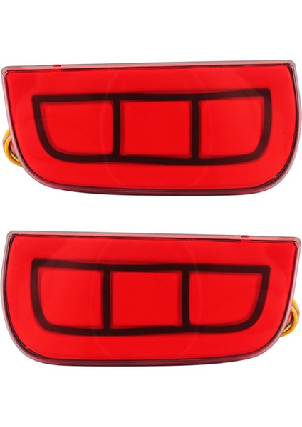 Honda Civic 10. 2016-2021 Için LED Arka Tampon Reflektör Işıkları Fren Lambası Sis Lambası Aksesuarları (Yurt Dışından)