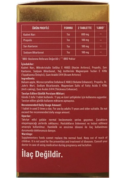 Kudret Narı Propolis 1100 Mg 60 Tablet modelleri