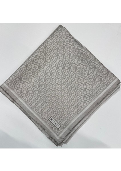 Tivil Monogram Ipek Eşarp 41408-Açık Haki