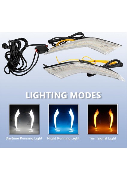 Toyota Corolla 2019-2021 L Le Xle Ön Sis Lambası Aksesuarları Için Dinamik Dönüş Sinyalli LED Gündüz Farı (Yurt Dışından) fırsatları